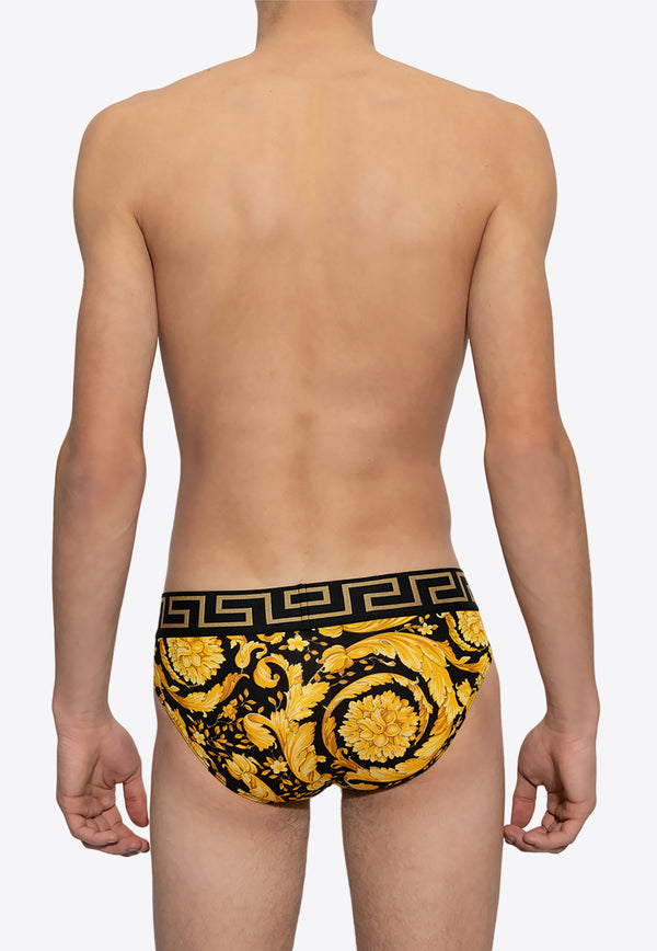 Versace Barocco Print Briefs 1001383 1A00515-5B010