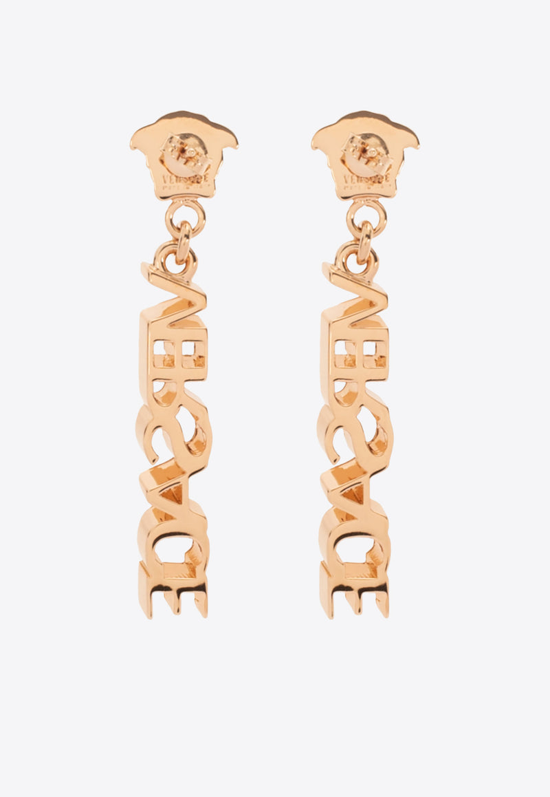 Versace La Medusa Logo Drop Earrings 1002273 1A00620-3J000