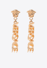 Versace La Medusa Logo Drop Earrings 1002273 1A00620-3J000