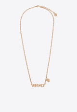 Versace Logo Lettering Necklace 1002579 1A00620-3J000