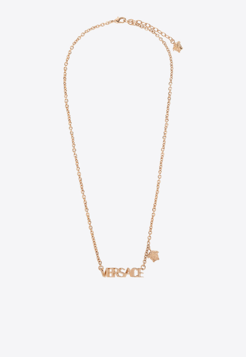 Versace Logo Lettering Necklace 1002579 1A00620-3J000