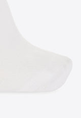 Versace Logo Intarsia Socks White 1008835 1A06357-2W020