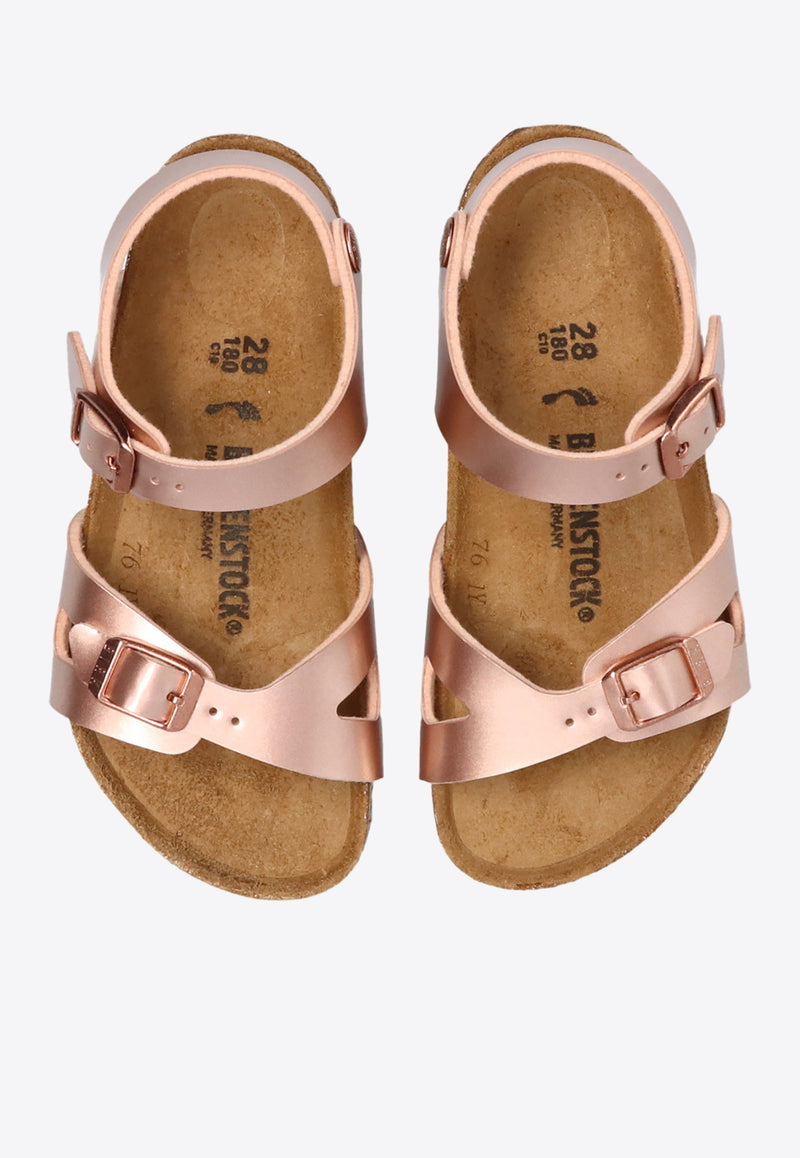 Birkenstock Kids Kids Rio Birko-Flor Sandals 1012520 0-ELECTRIC METALLIC COPPER