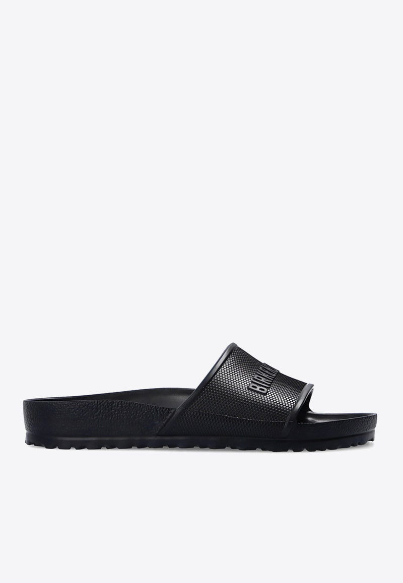 Birkenstock Barbados Logo-Embossed Slides 1015398 M-BLACK