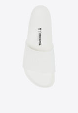 Birkenstock Barbados Logo-Embossed Slides 1015399 0-WHITE