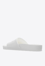 Birkenstock Barbados Logo-Embossed Slides 1015399 M-WHITE