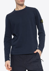 Stone Island Logo Patch Sweater Navy 1015502B0 0-A0020