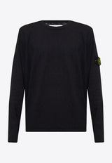 Stone Island Logo Patch Sweater Black 1015502B0 0-A0029