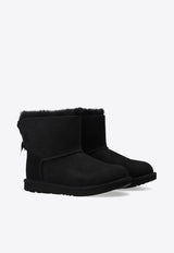 UGG Kids Girls Mini Bailey Bow II Snow Boots Black 1017397K 0-BLK