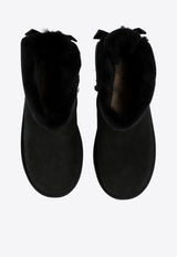 UGG Kids Girls Mini Bailey Bow II Snow Boots Black 1017397K 0-BLK