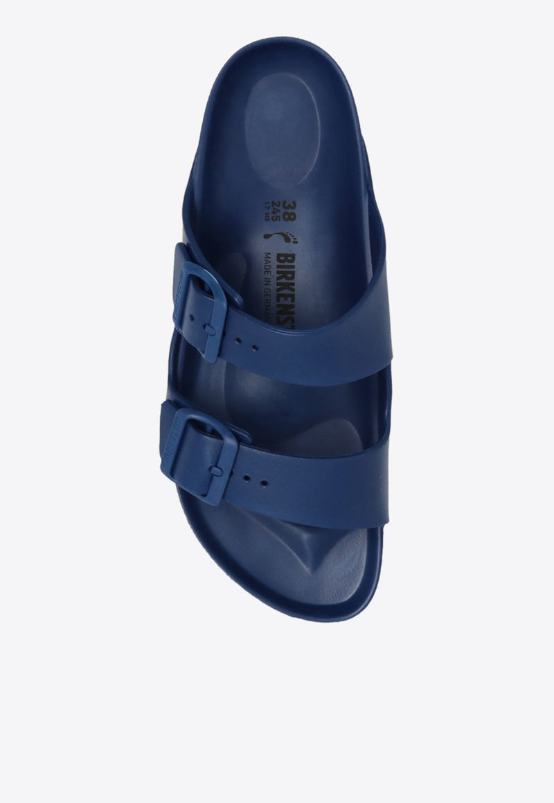 Birkenstock Arizona Logo-Detail Slides 1019142 0-NAVY