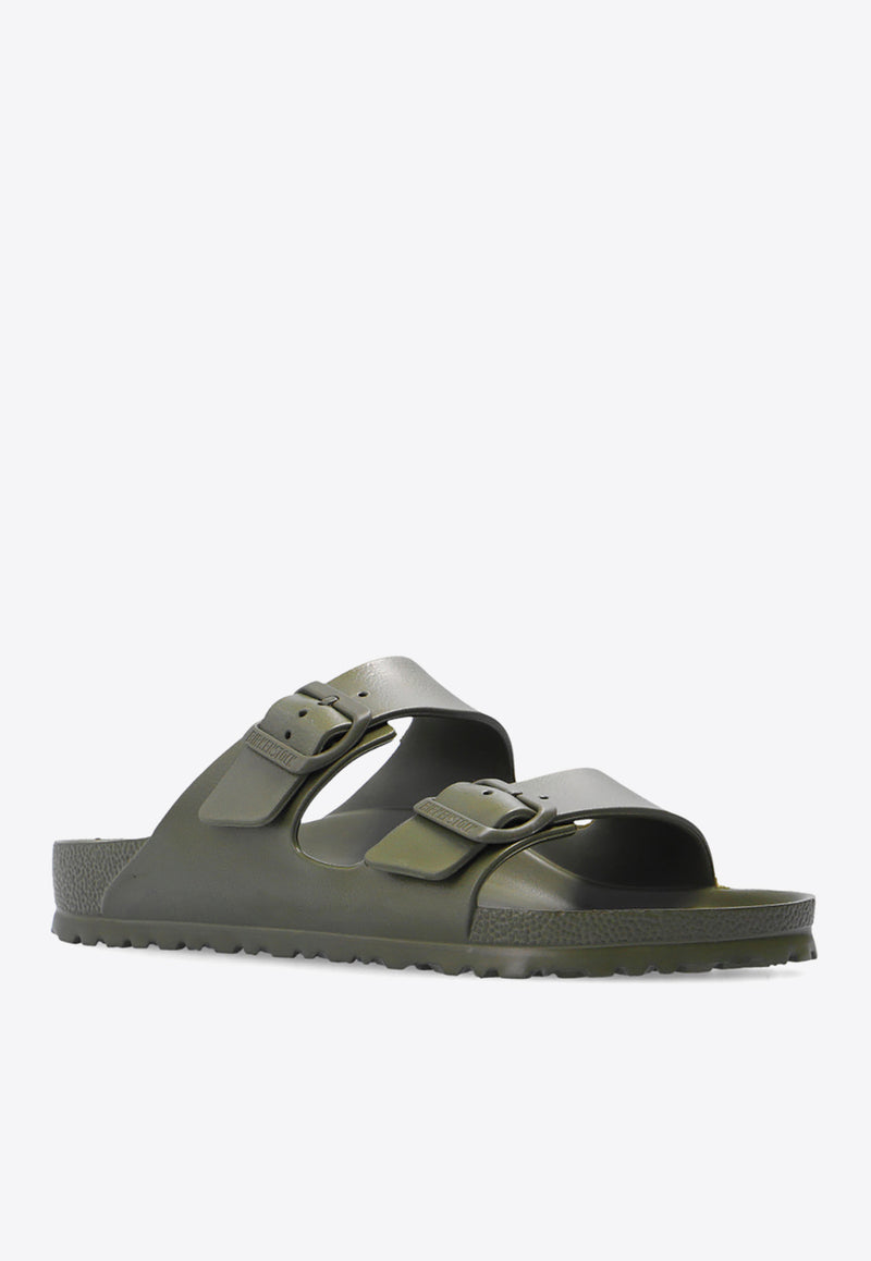 Birkenstock Arizona Logo-Detailed Slides Green