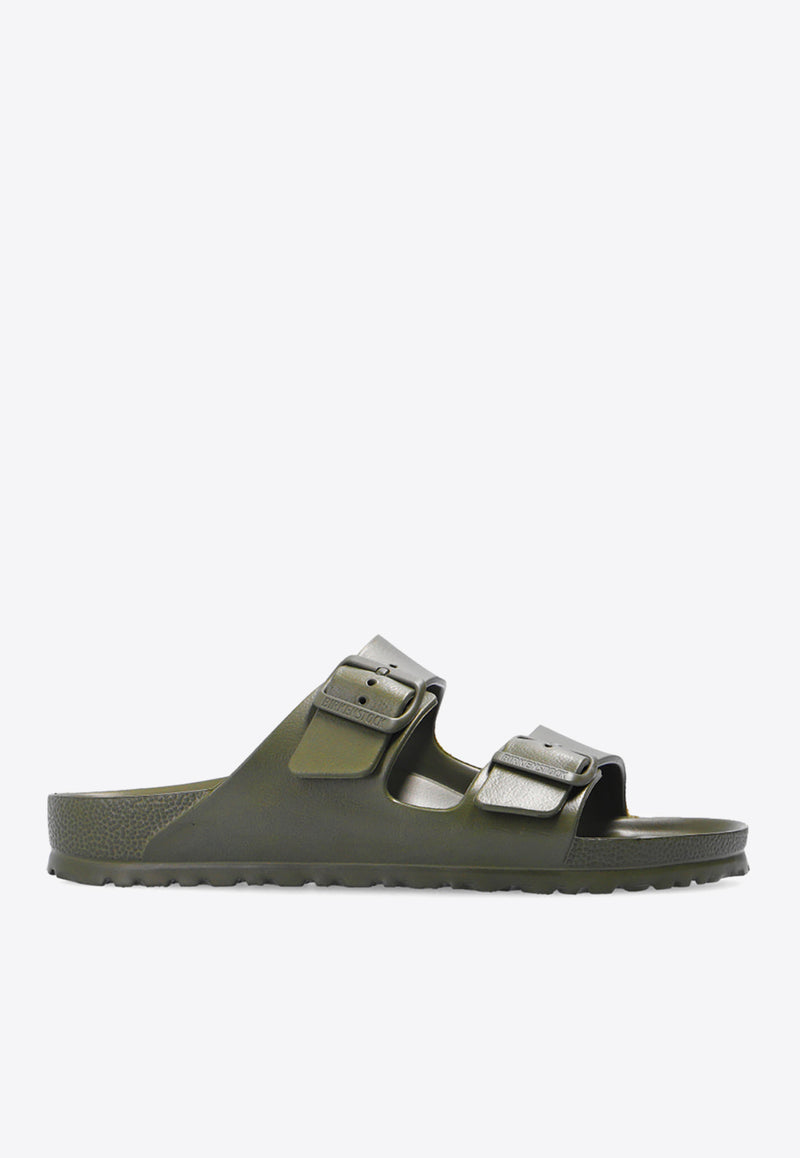 Birkenstock Arizona Logo-Detailed Slides Green