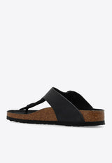 Birkenstock Gizeh Big Buckle Leather Sandals Black