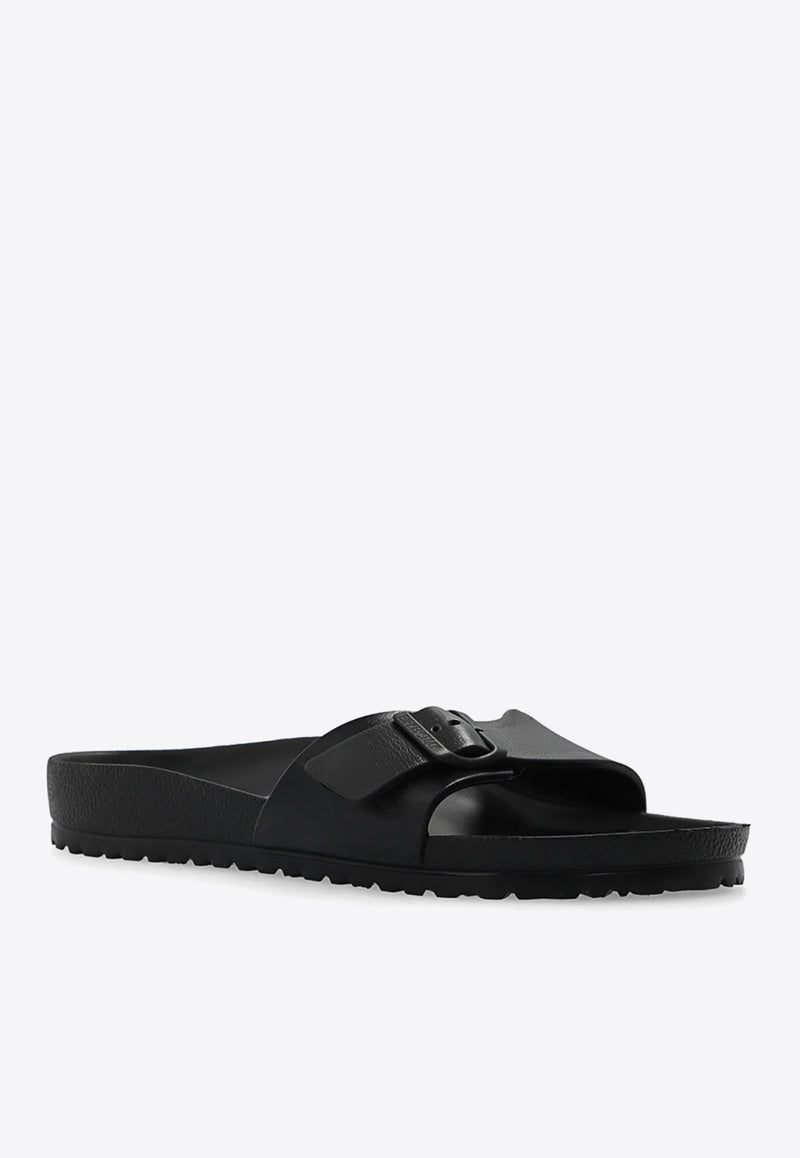 Birkenstock Madrid Logo-Detailed Slides Black