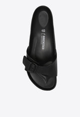 Birkenstock Madrid Logo-Detailed Slides Black