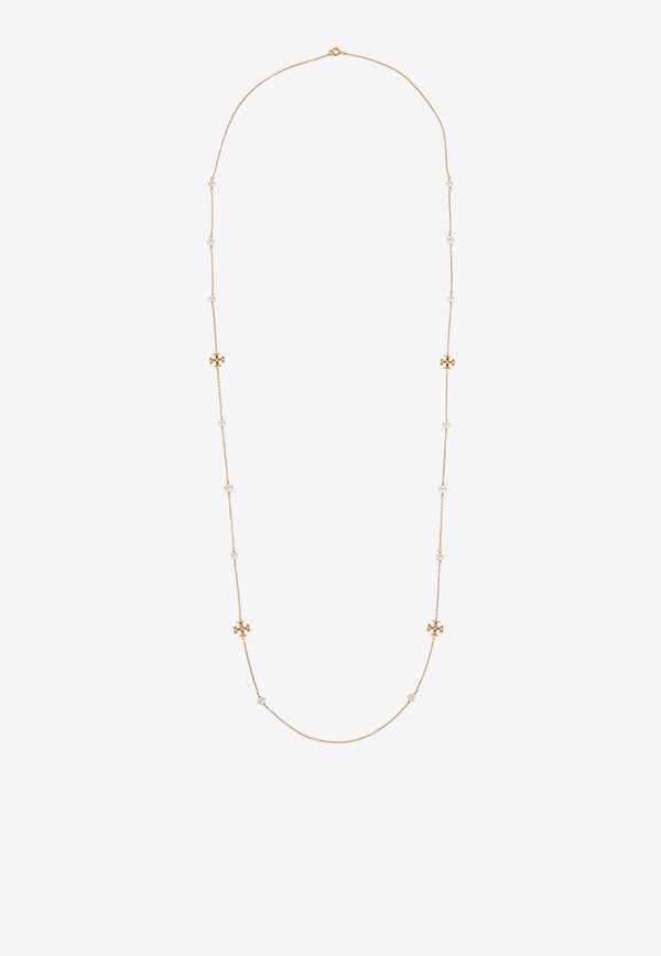 Tory Burch Kira Pearl Delicate Necklace Gold 136789 0-137