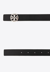 Tory Burch Miller Reversible Leather Belt Black 138935 0-002