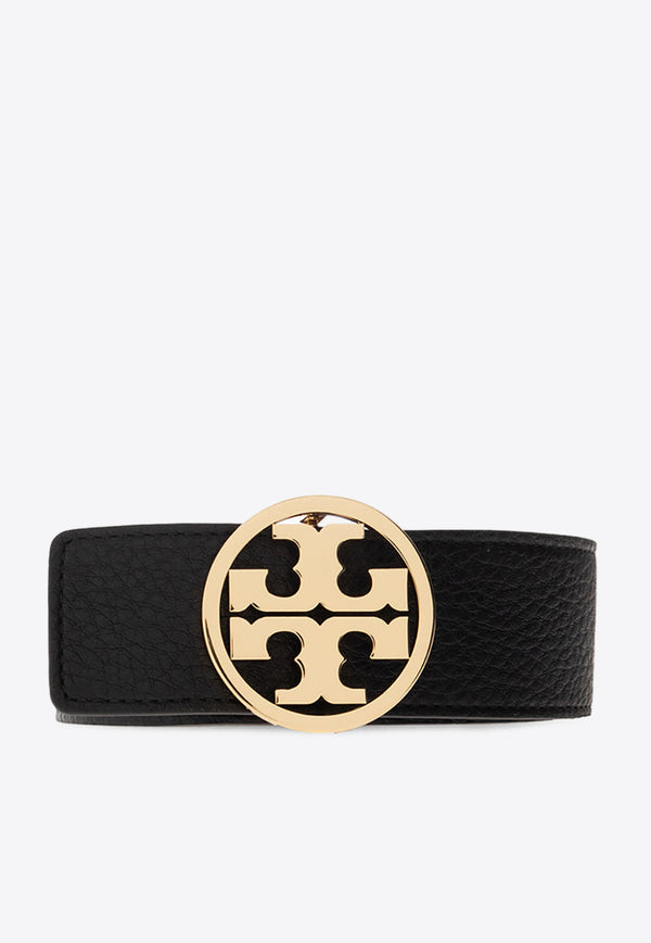 Tory Burch Miller Reversible Leather Belt Black 138936 0-001