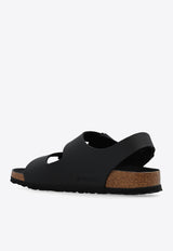 BirkenstockMilano Leather Slingback Flat Sandals1024998 0-BLACKBlack