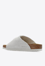 BirkenstockZurich Double-Strap Leather Slides1025008 0-ANTIQUE WHITECream