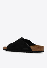 BirkenstockZurich Double-Strap Leather Slides1025045 0-BLACKBlack