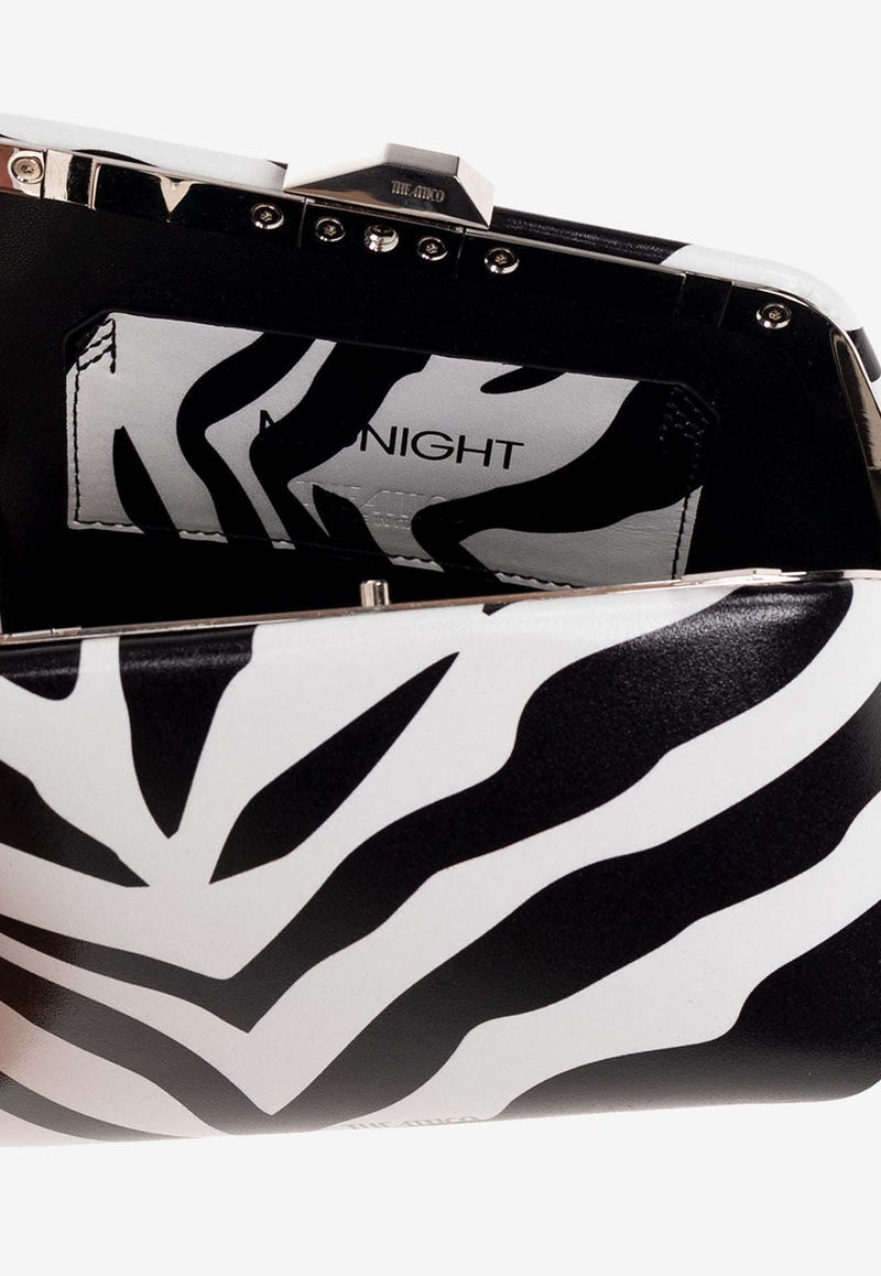 Mini Midnight Animal-Printed Clutch The Attico 231WAH40 EL020-020