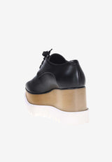 Stella McCartney Elyse Platform Derby Shoes Black 363997 W0XH0-1000