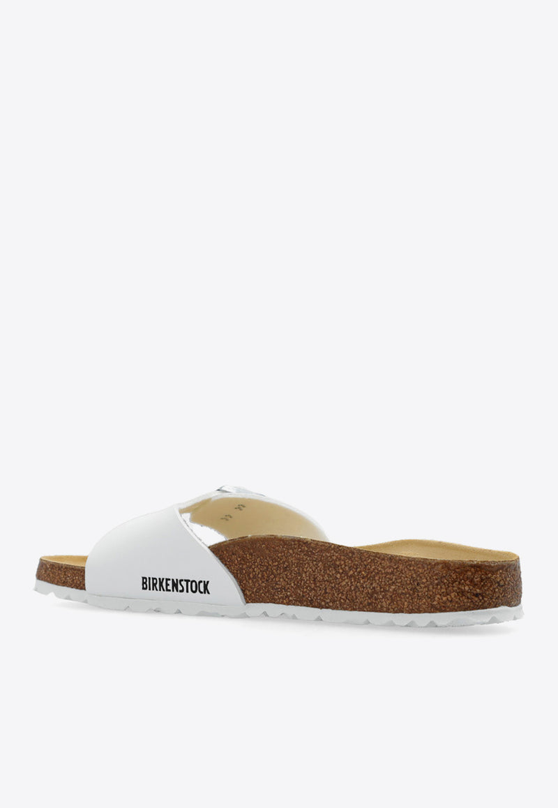 BirkenstockMadrid Leather Slides40733 0-WHITEWhite