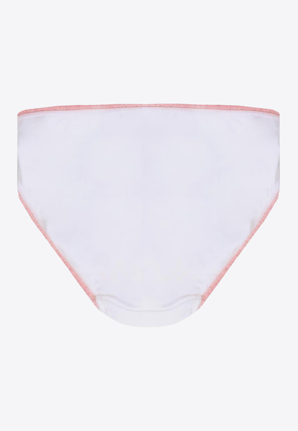 Stella McCartney Kids Babies Embroidered Knickers - Set of 2 Pink 422272 SHJ50-9082