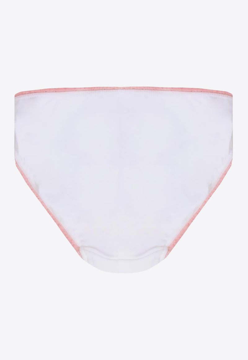 Stella McCartney Kids Babies Embroidered Knickers - Set of 2 Pink 422272 SHJ50-9082