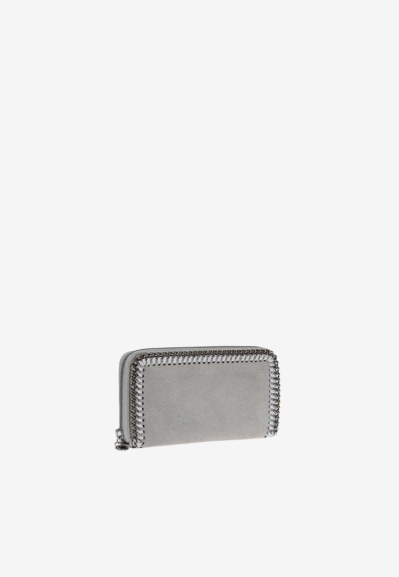 Stella McCartney Falabella Continental Zip Wallet Gray 434750 W9132-1220