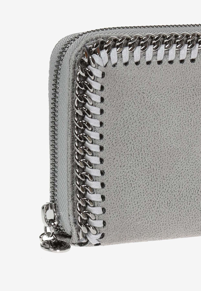 Stella McCartney Falabella Continental Zip Wallet Gray 434750 W9132-1220