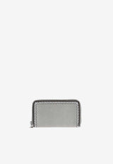 Stella McCartney Falabella Continental Zip Wallet Gray 434750 W9132-1220