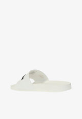 Balenciaga Logo-Embossed Pool Slides 565826 W1S80-9034