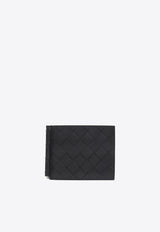 Bottega Veneta Intrecciato Bi-Fold Money Clip Black 592626 VCPQ4-8803