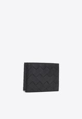 Bottega Veneta Intrecciato Bi-Fold Money Clip Black 592626 VCPQ4-8803