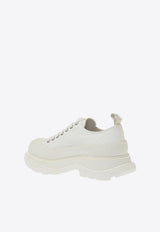 Alexander McQueen Tread Slick Low-Top Sneakers White 604257 W4L32-9000