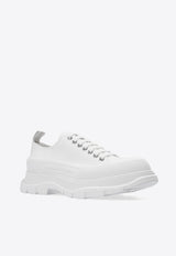 Alexander McQueen Tread Slick Low-Top Sneakers White 604257 W4MV2-9000