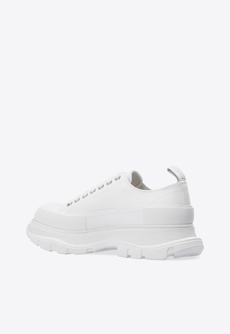 Alexander McQueen Tread Slick Low-Top Sneakers White 604257 W4MV2-9000