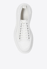 Alexander McQueen Tread Slick Low-Top Sneakers White 604257 W4MV2-9000