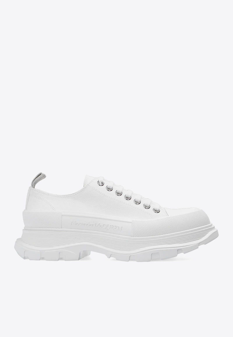 Alexander McQueen Tread Slick Low-Top Sneakers White 604257 W4MV2-9000