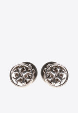 Tory Burch Miller Stud Earrings Silver 11165518 0-022