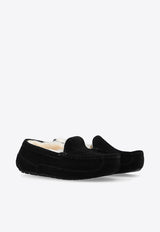 UGG Kids Boys Ascot Suede Loafers Black 1120886K 0-BLKS