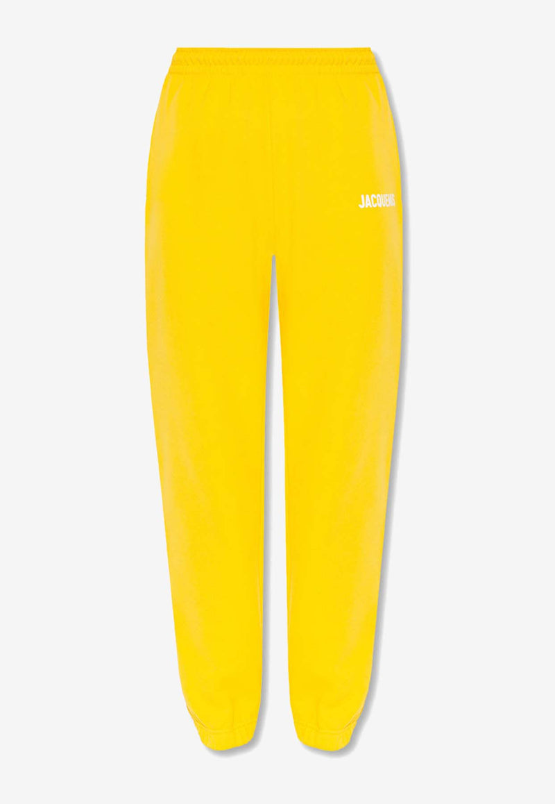 Jacquemus Le Jogging Logo Track Pants Yellow 226JS081 2210F-250