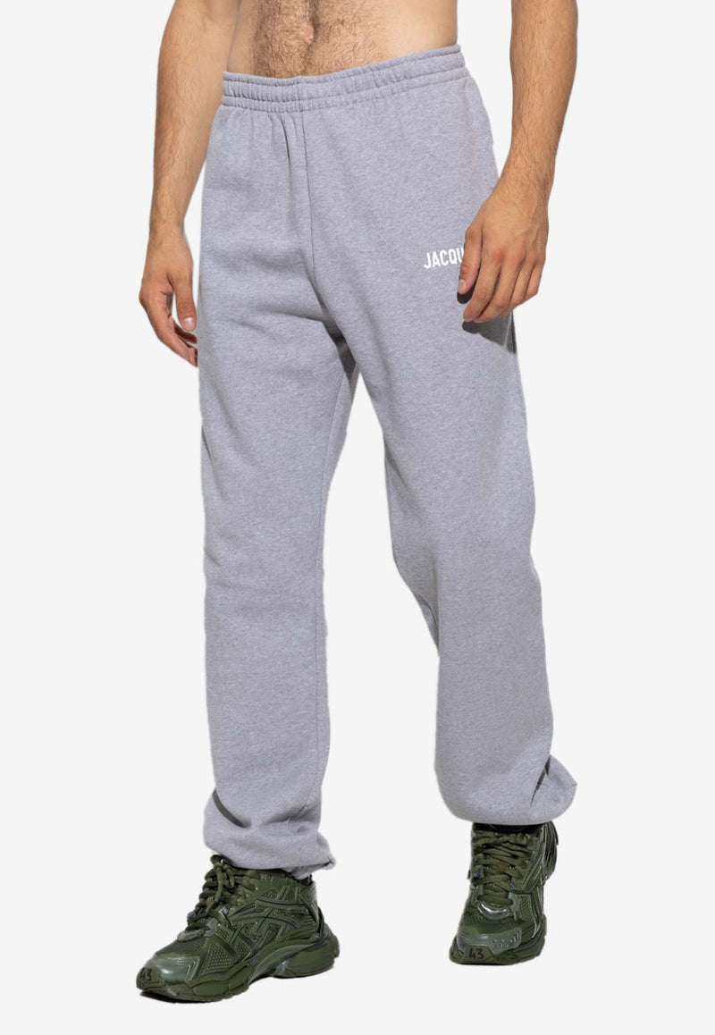 Jacquemus Le Jogging Logo Track Pants Gray 226JS081 2210M-950