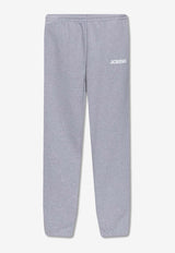 Jacquemus Le Jogging Logo Track Pants Gray 226JS081 2210M-950