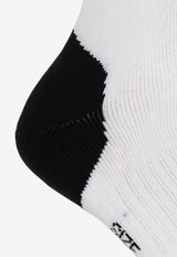 EA7 Emporio Armani Tennis Pro Branded Ankle Socks White 245022 CC999-54510