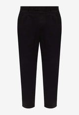 Giorgio Armani Straight-Leg Double-Jersey Pants 3GSP54 SJSXZ-UBVN