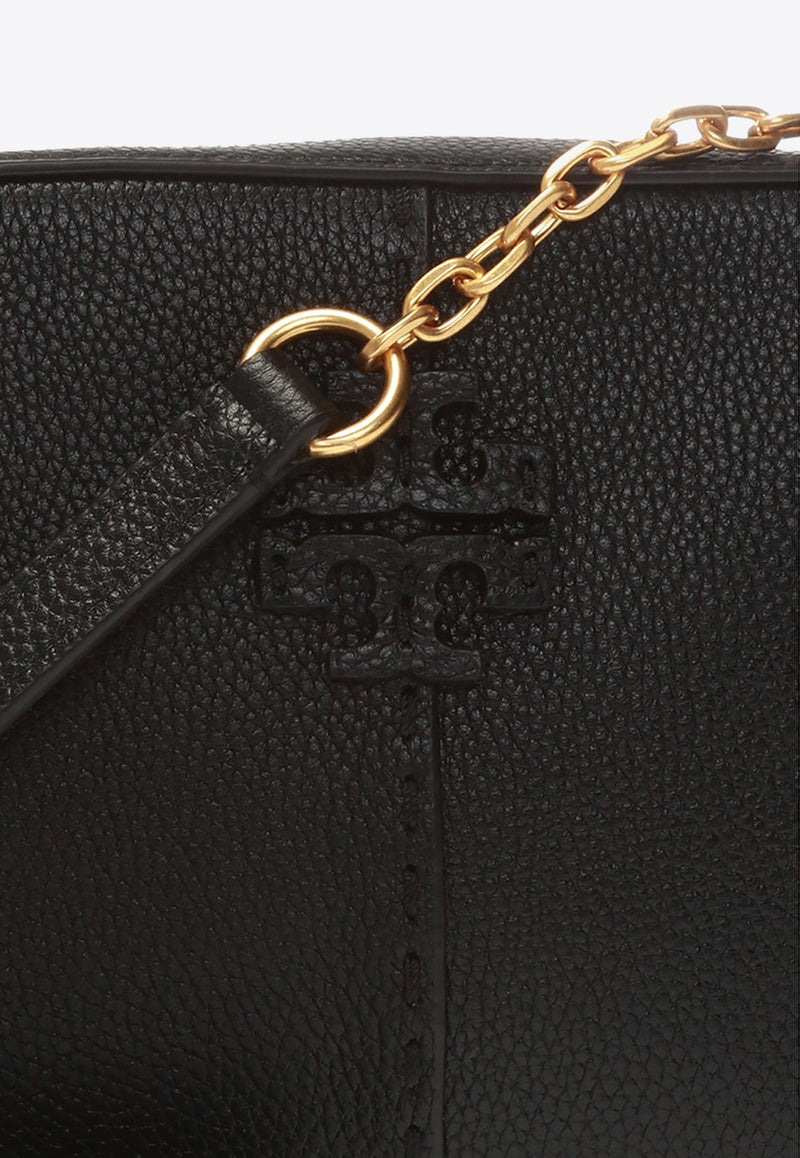 Tory Burch McGraw Leather Crossbody Bag Black 64447 0-001